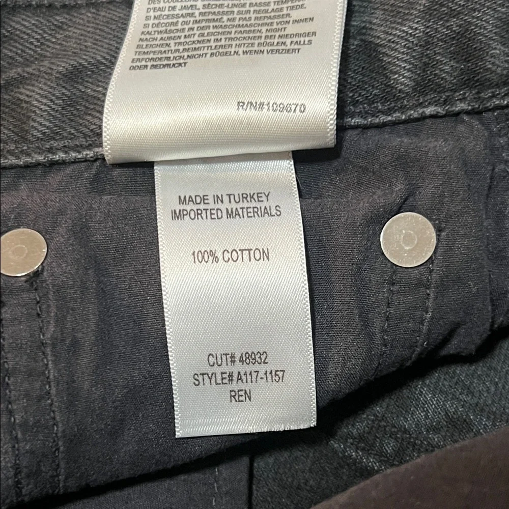 Agolde Women's Black Straight Jeans - Picture 5 of 11